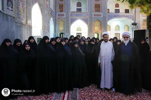 حضور تولیت آستان قدس رضوی در مدرسه دارالعلم
