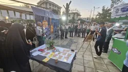موکب فرهنگی رضوی در ساری؛ جلوه‌ای از هنر، معنویت و همدلی