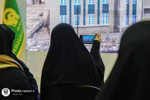 بازدید شرکت کنندگان چهل و یکمین دوره مسابقات بین المللی قرآن کریم از نمایشگاه رواق خدمت-2