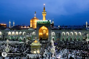 حال و هوای حرم مطهر رضوی در آستانه ولادت امام رضا علیه&zwnj;السلام