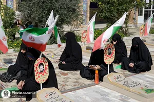حضور تولیت آستان قدس رضوی در مزار شهدای هویزه