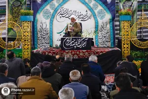 مراسم احیا شب قدر در گلزار شهدای خواجه ربیع