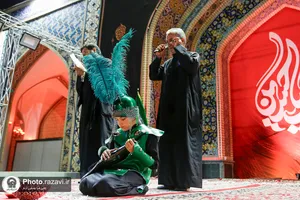 آیین ابوقربه، لیله العباس در حرم مطهر رضوی