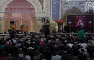 نغمه ماتم زائران حرم مطهر رضوی در اربعین سیدالشهدای انقلاب اسلامی