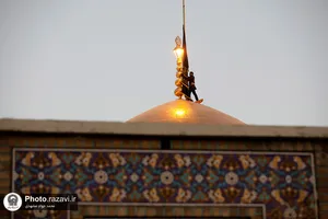 آیین تعویض پرچم گنبد و پوش ضریح مطهر حضرت رضا علیه&zwnj;السلام به مناسبت حلول ماه ربیع&zwnj;الاول