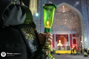 آئین خطبه&zwnj;خوانی شب شهادت امام حسین (ع) در حرم مطهر رضوی