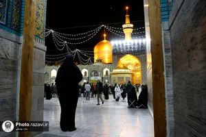 حال و هوای حرم مطهر رضوی در شب شهادت امام هادی علیه&zwnj;السلام