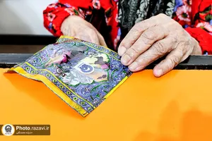 حضور خدام حرم مطهر رضوی در آسایشگاه سالمندان