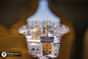 سیاه&zwnj;پوشی حرم مطهر رضوی به مناسبت شهادت امام باقر علیه&zwnj;السلام
