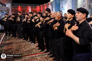 عزاداری سنتی شب دوم محرم در &laquo;حسینیه حرم&raquo;