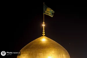 حال و هوای حرم مطهر رضوی در شب میلاد امام حسین علیه&zwnj;السلام