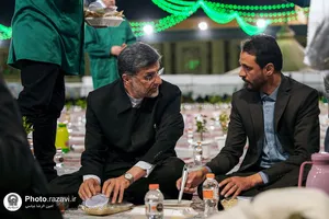 بازدید قائم مقام تولیت آستان قدس رضوی از سفره&zwnj;های اکرام رضوی