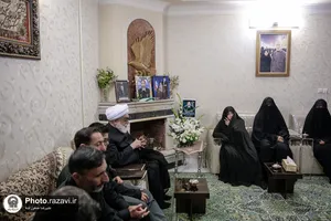 دیدار تولیت آستان قدس رضوی با خانواده شهدای حملات تروریستی رژیم صهیونیستی