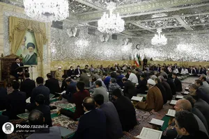 دیدار قاریان، حافظان و فعالان قرآنی با تولیت آستان قدس رضوی