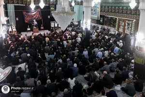 حضور تولیت آستان قدس رضوی در مراسم عزاداری افغانستانی&zwnj;های مقیم مشهد