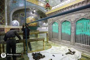 اصلاح نورپردازی روضه منور رضوی