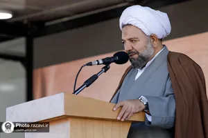 مراسم گرامیداشت هفتمین روز تدفین شهید گمنام زائر شهر رضوی