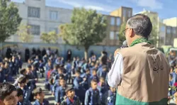 مدارس استان مرکزی رنگ و بوی رضوی گرفت