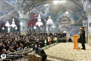 عزاداری روز شهادت امام صادق(علیه&zwnj;السلام) در حرم مطهر رضوی