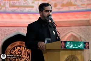 مراسم شهادت امام باقر علیه السلام در رواق امام خمینی(ره) حرم مطهر رضوی
