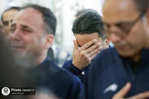 تشرف تیم ملی فوتسال بزرگسالان به حرم مطهر رضوی