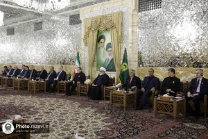 دیدار شرکت کنندگان بیست و هشتمین اجلاسیه سازمان اکو با تولیت آستان قدس رضوی-2