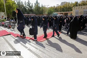 آیین بازگشایی مدارس امام رضا(ع)