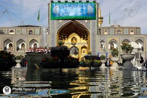 حال و هوای حرم مطهر رضوی در روز میلاد جوادالائمه علیه&zwnj;السلام