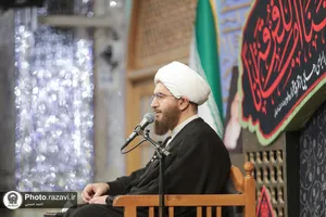 عزاداری شب شهادت حضرت زهرا سلام الله علیها در حرم مطهر رضوی