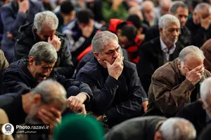 عزاداری روز شهادت حضرت امام کاظم(علیه&zwnj;السلام) در رواق امام خمینی حرم مطهر رضوی