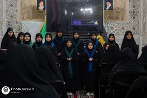 عزاداری سنتی بانوان عرب زبان در حرم مطهر رضوی