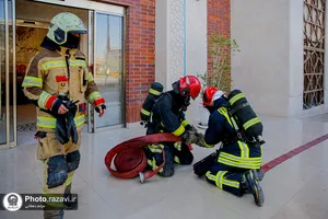 مانور ترکیبی امداد و نجات در زائرسرای رضوی