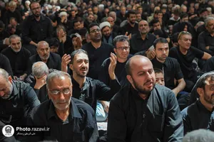 مراسم مقتل خوانی روز عاشورا در حرم مطهر رضوی