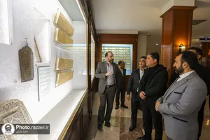 تشرف وزیر فرهنگ ترکمنستان به حرم مطهر رضوی
