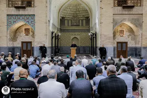 تشرف موکب داران سامرا به حرم مطهر رضوی