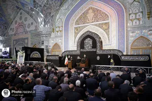 عزاداری روز شهادت امام رضا علیه&zwnj;السلام در رواق امام خمینی(ره)