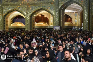 مراسم تحویل سال 1402 در حرم مطهر رضوی - 2