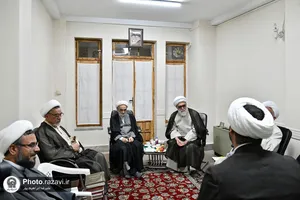 بازدید تولیت آستان قدس رضوی از امتحانات شفاهی دروس خارج فقه حوزه علمیه خراسان