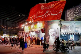 موکب جوانان رضوی در میدان دکتر شریعتی
