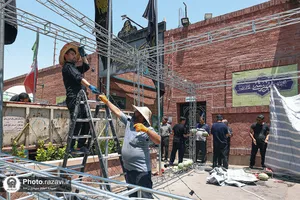 آماده&zwnj;سازی موکب جوانان رضوی برای میزبانی از زائران