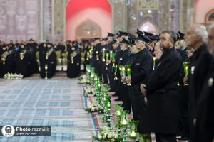 آئین خطبه&zwnj;خوانی شب عاشورا در حرم مطهر رضوی-1