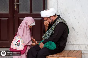مراسم عزاداری هیئت ابناءالرضا(ع) در حرم مطهر رضوی