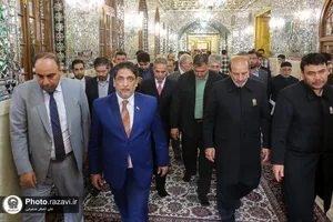 تشرف هیات قضات عراقی به حرم مطهر رضوی