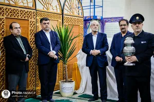 تحویل اقلام اهدایی آستان قدس به دانشگاه علوم پزشکی مشهد