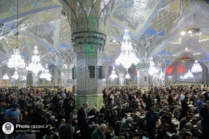 مراسم احیا شب بیست و یکم ماه مبارک رمضان در حرم مطهر رضوی-3