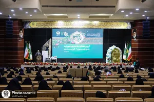 آیین اهدای 150 سری جهیزیه به زوجین فریمانی