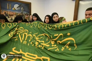 دیدار خدام حرم مطهر رضوی با خانواده شهدای لبنان