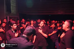 عزاداری تاسوعای حسینی در دبیرستان علوم و معارف اسلامی امام رضا علیه السلام