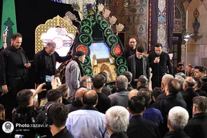 عزاداری سنتی شب چهارم محرم در &laquo;حسینیه حرم&raquo;