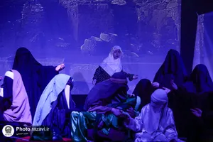 نمایش آیینی سرگذشت در کتابخانه قلم